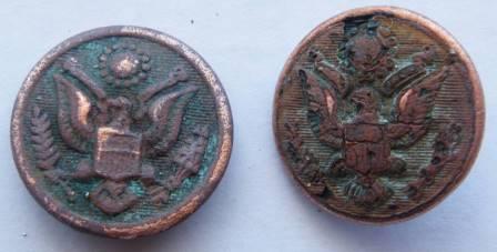 US military button find
